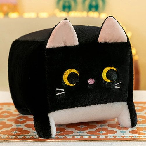 Square cat pillow - square, toy