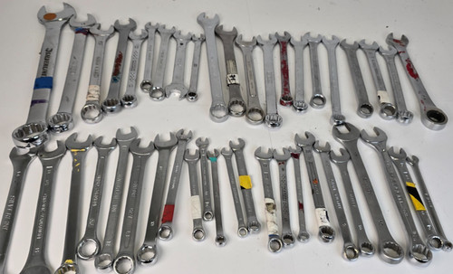 Large job lot mixed spanners - job,