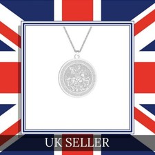 Saint George Necklace Silver