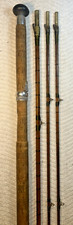Split Cane Fly Rod ALEX MARTIN SCOTIA SALMON 3 Pce 12’ Spare Tip End Caps & Bag