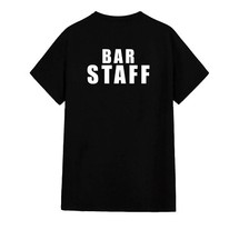 Unisex T-Shirt - Staff - Workplace Tee -Job Custom Bar Office Gym Bouncer Casual