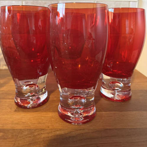 Set red bubble in stem - set, 6