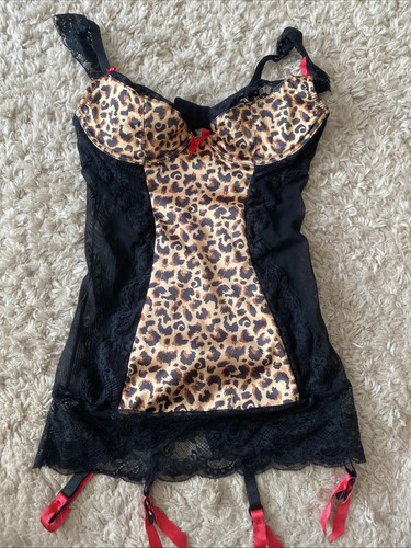 Lovehoney leopard print satin - leopard, satin&