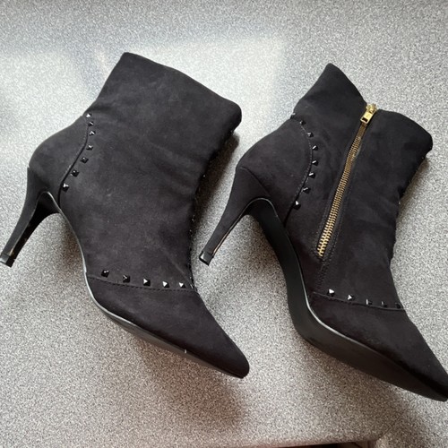 Next black suede - black, ankle