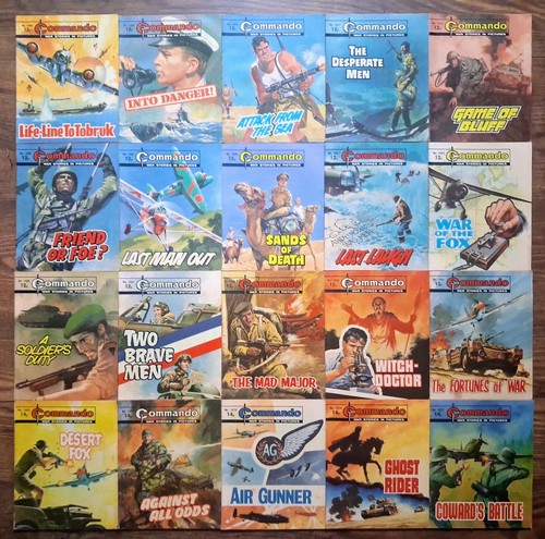 Commando comics job lot bundle - commando,