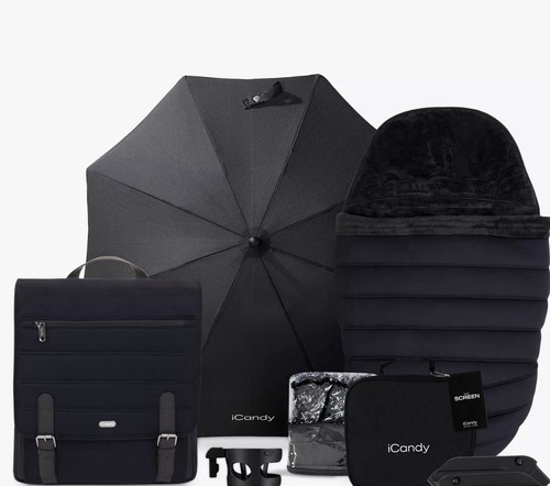 Icandy peach black baby - 7, pram