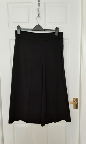 Black culottes trousers - black,