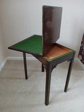 Antique mahogany folding - mahogany,