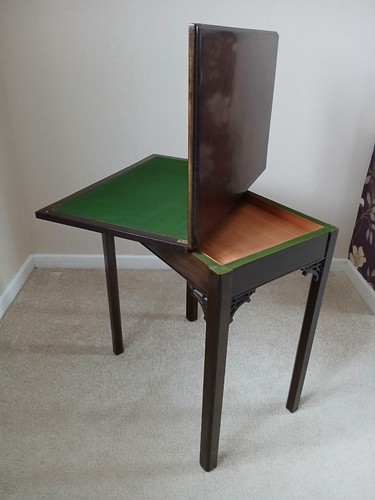 Antique mahogany folding - mahogany,