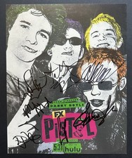 Pistol Cast Poster Hand Signed 10x8 Photo Sex Pistols Disney Boon Partridge