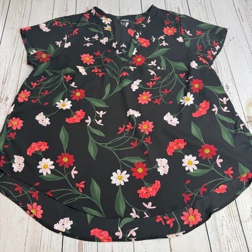 Torrid crepe short sleeve - short,