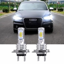 For AUDI A1 2011-2018 - Headlight SET-2X Xenon White 6000k Low Led Light Bulbs