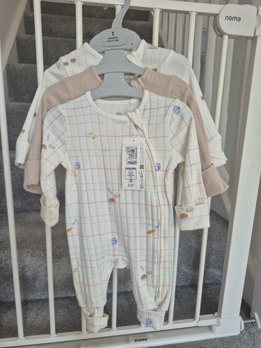 3 pack sleepsuit - &, s