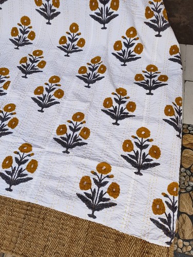 Indian handmade cotton kantha - handmade,