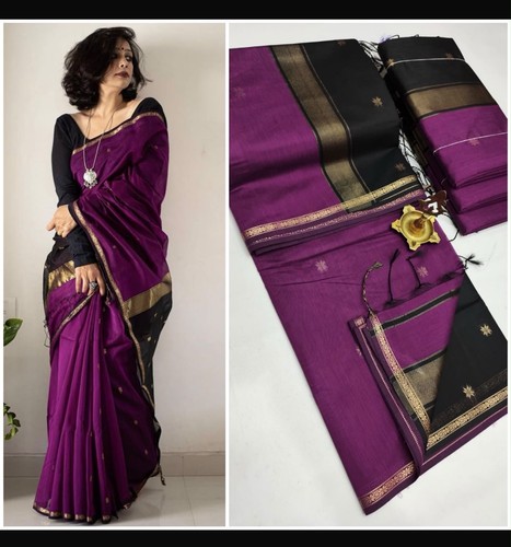 Maheshwary cotton black - cotton,