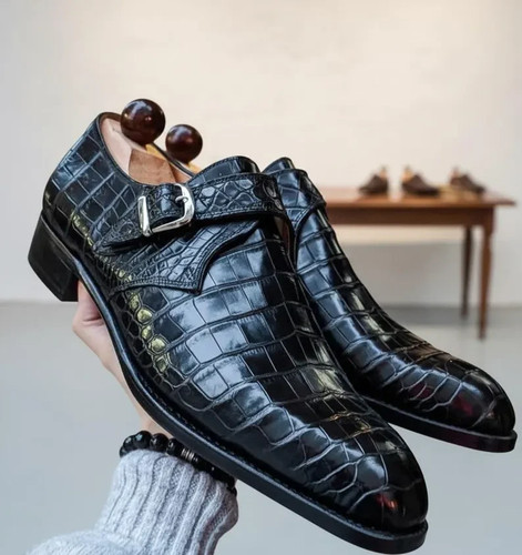 Men luxury black alligator - luxury,