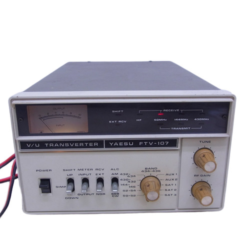 Yaesu ftv 107 power tested - yaesu,