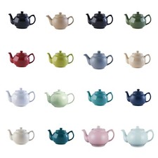 Teapot tea pot ceramic 2 cup retro traditional tea pot 20 assorted colours 