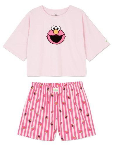 Ladies cotton pyjamas sesame - ladies,