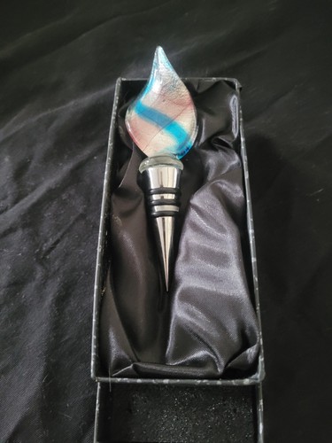 Murano glass stopper - murano, wine