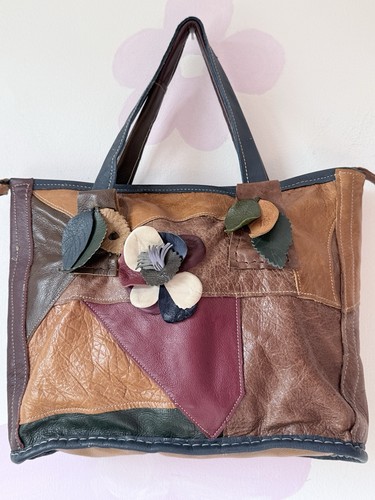 Vintage leather patchwork - vintage,