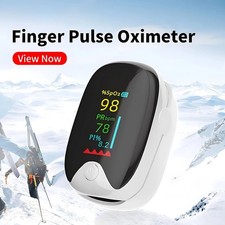 Finger Pulse Oximeter Blood