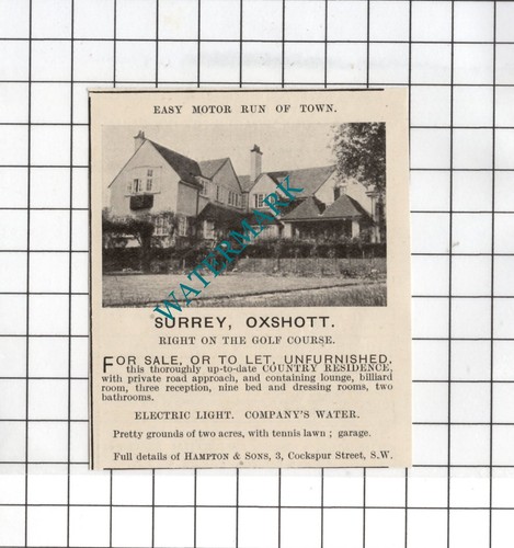 Oxshott surrey 1916 small - 1916,