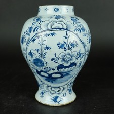 Delft Blue and white vase