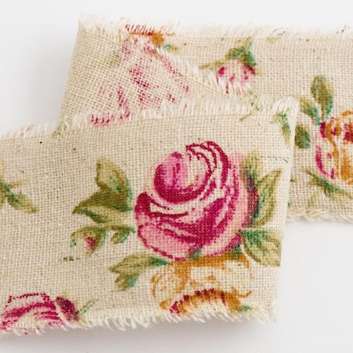 Burlap printed shabby chic - shabby,