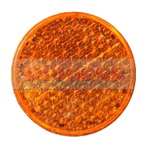 Amber orange round stick - amber,