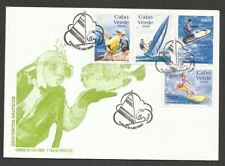 Cape Verde FDC  Water sports Surf Windsurf Jet Ski Fishing 1996 Cabo Verde