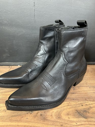 Men leather cowboy - leather,
