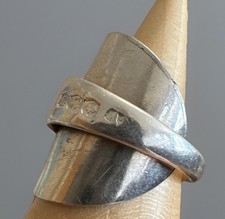 Vintage 925 Silver Chunky Hand