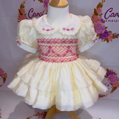 Smock baby dress girls - dress,