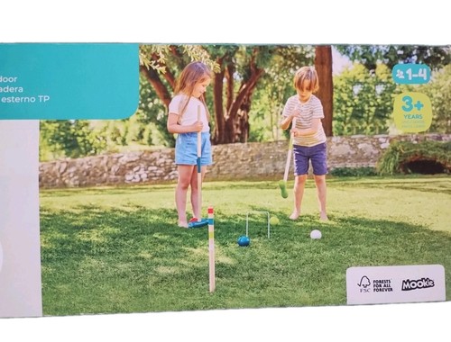 Outdoor wooden croquet set - outdoor,