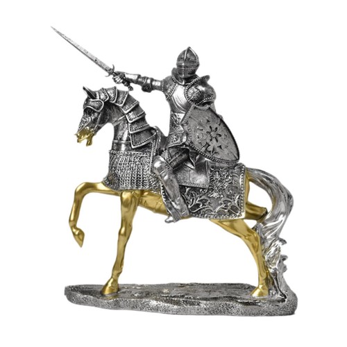 Knight horse statue - statue, decorative