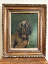 Antique Signed Oil Painting Of