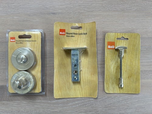 Brass turn release set - brass, &
