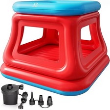 QPAU 3-in-1 Inflatable Bounce