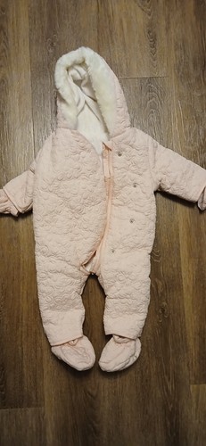 Baby snowsuit 6months pink - baby,