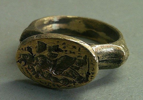 Antique roman style gilded