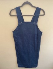Oliver Bonas Navy Pinafore Dress Size 8