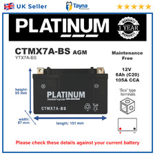 Ctmx7a platinum agm - ctmx7a-bs,