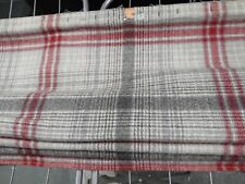 Grey/red Checked Roman Blind. 37.5" X 24" Drop