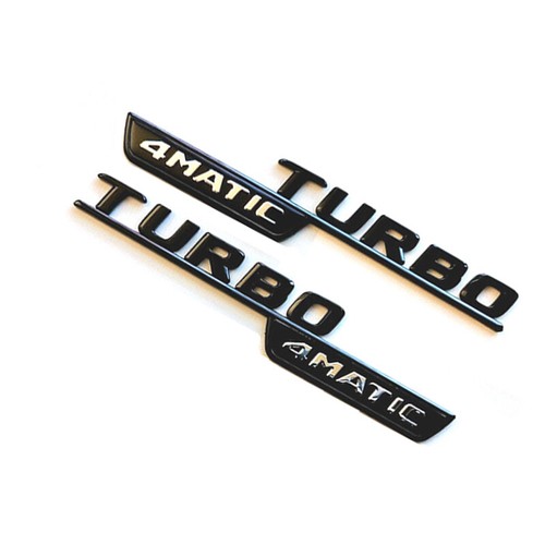 Gloss black turbo 4matic side - gloss,