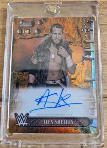 Alex shelley wwe topps - alex, chrome