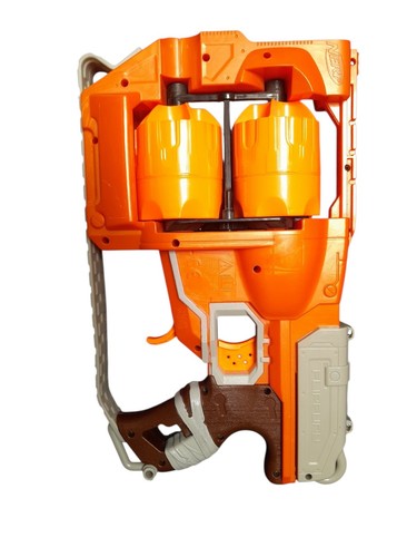 Double barrel nerf - barrel, can