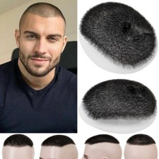 Short Mens Toupee Human Hair