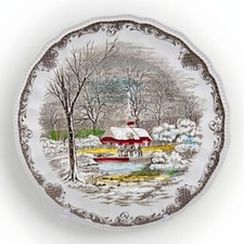 Plate Kensington Ironstone Shakespeare’s Sonnets R2815 Anne Hathaways Cottage