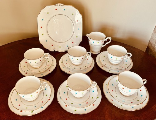 Royal stafford coloured spot - royal, coloured-spot
